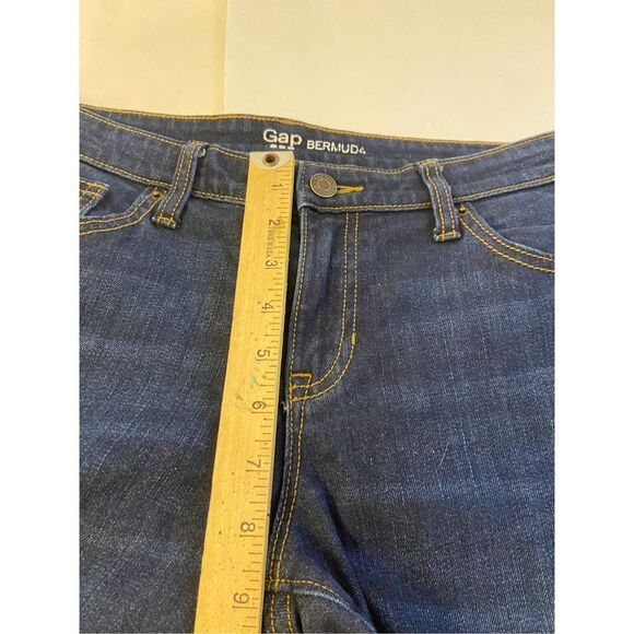 Gap Bermuda Dark Indigo shorts denim size 8 rn#54023 - Picture 5 of 5